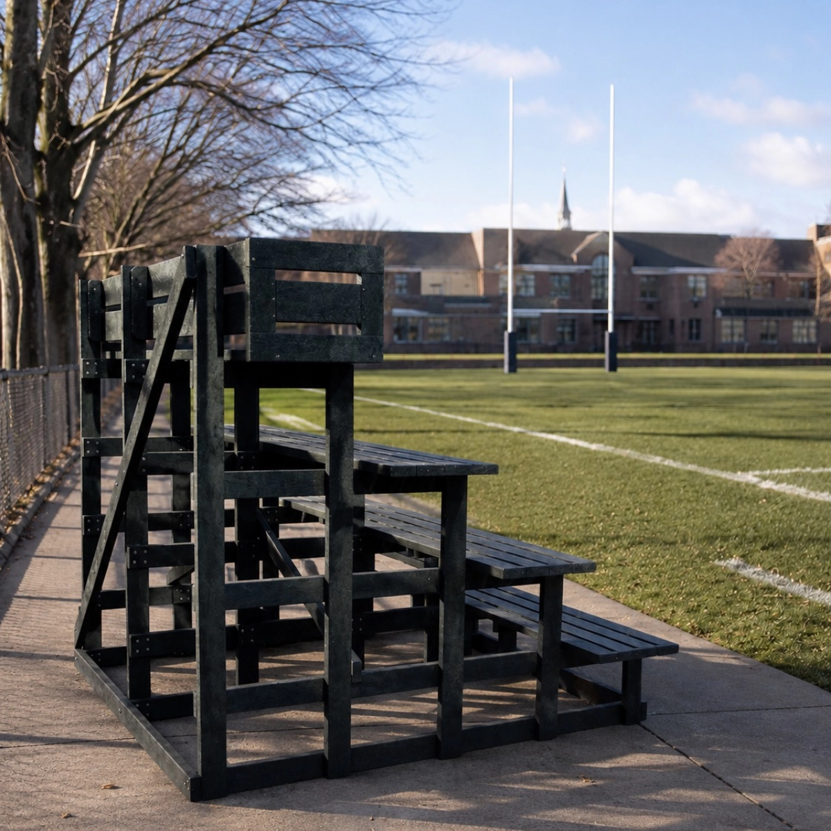 Grandstand - Green Plastic Wood